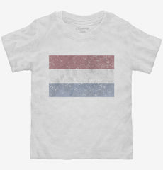 Retro Vintage Netherlands Flag Toddler Shirt