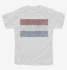 Retro Vintage Netherlands Flag Youth Shirt