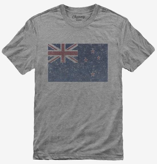 Retro Vintage New Zealand Flag T-Shirt