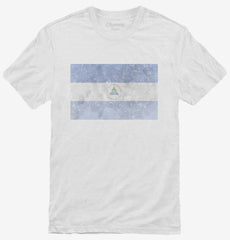 Retro Vintage Nicaragua Flag T-Shirt
