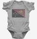 Retro Vintage Papua New Guinea Flag  Infant Bodysuit