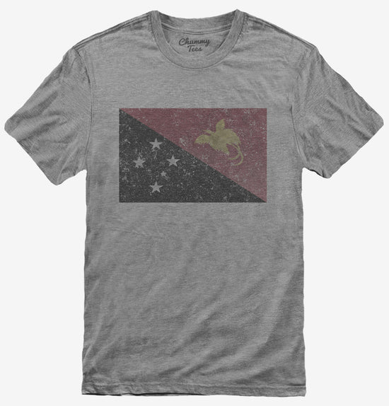Retro Vintage Papua New Guinea Flag T-Shirt