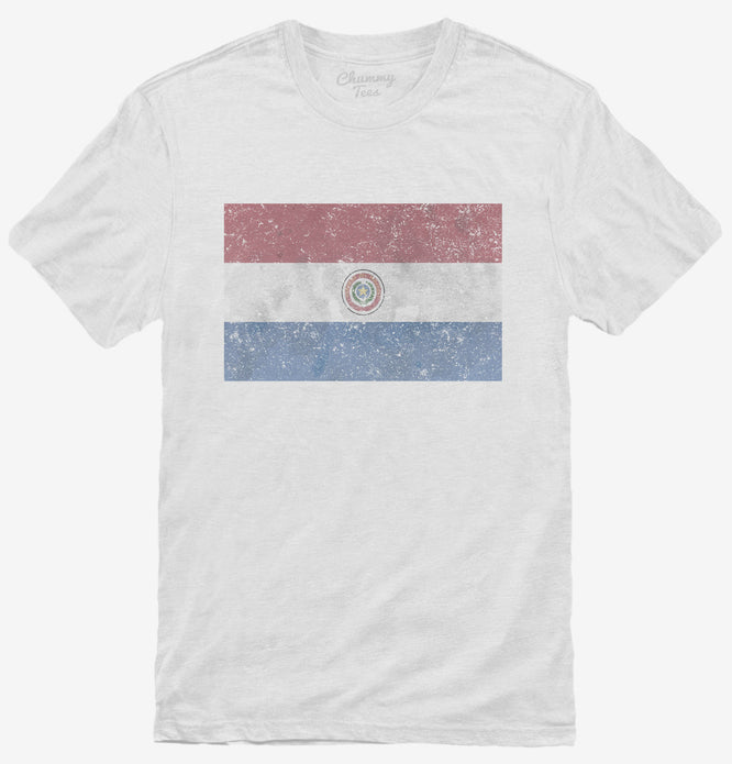 Retro Vintage Paraguay Flag T-Shirt