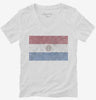 Retro Vintage Paraguay Flag Womens Vneck Shirt 666x695.jpg?v=1700529815