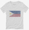 Retro Vintage Philippines Flag Womens Vneck Shirt 666x695.jpg?v=1700529720