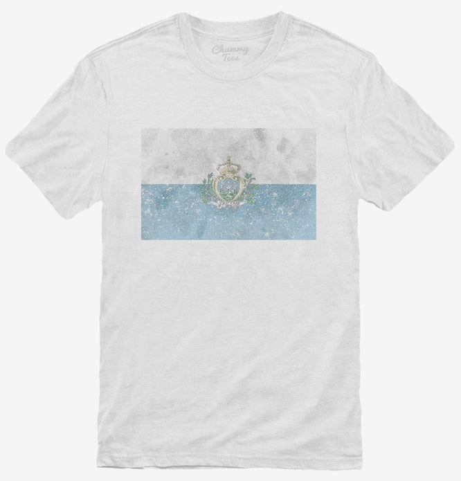 Retro Vintage San Marino Flag T-Shirt