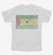 Retro Vintage Sao Tome And Principe Flag white Youth Tee