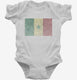 Retro Vintage Senegal Flag white Infant Bodysuit