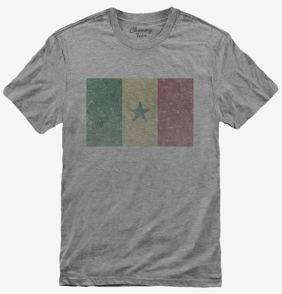 Retro Vintage Senegal Flag T-Shirt