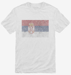 Retro Vintage Serbia Flag T-Shirt