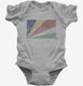 Retro Vintage Seychelles Flag grey Infant Bodysuit