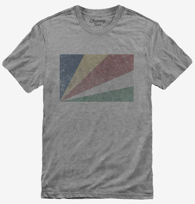 Retro Vintage Seychelles Flag T-Shirt