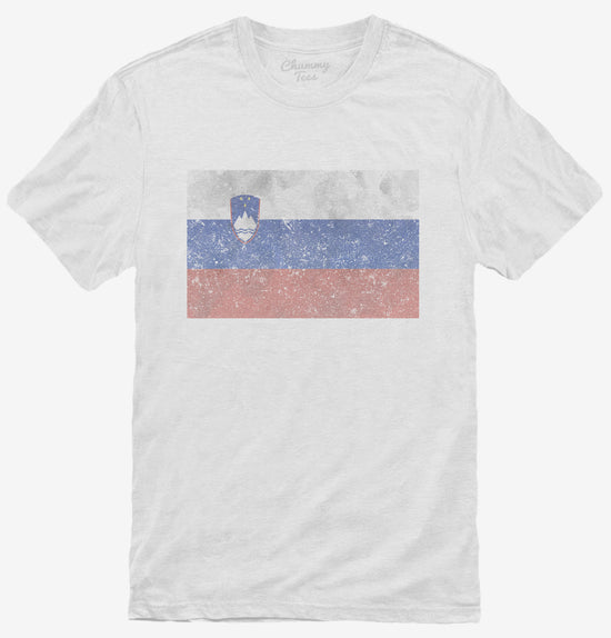 Retro Vintage Slovenia Flag T-Shirt