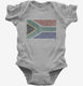 Retro Vintage South Africa Flag  Infant Bodysuit