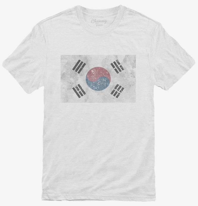 Retro Vintage South Korea Flag T-Shirt