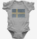 Retro Vintage Sweden Flag  Infant Bodysuit