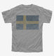 Retro Vintage Sweden Flag  Youth Tee