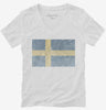 Retro Vintage Sweden Flag Womens Vneck Shirt 666x695.jpg?v=1700528117