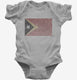 Retro Vintage Timor-Leste Flag  Infant Bodysuit