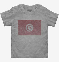 Retro Vintage Tunisia Flag Toddler Shirt