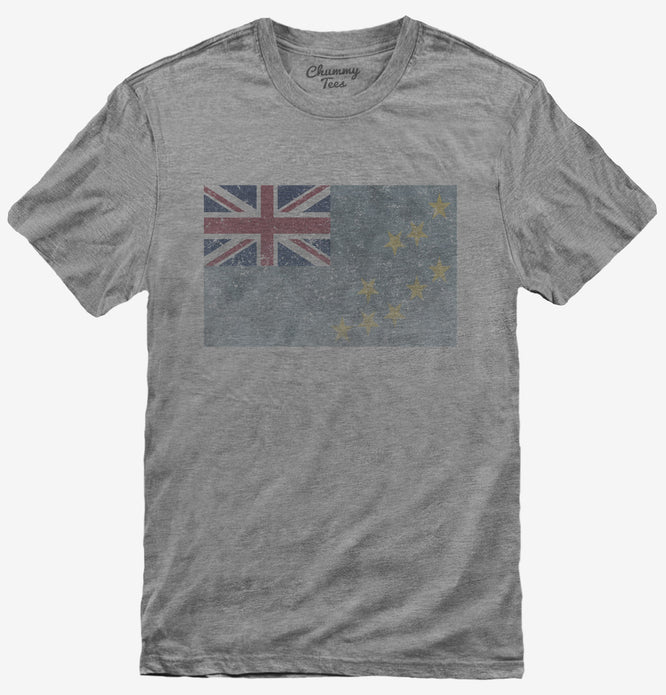 Retro Vintage Tuvalu Flag T-Shirt