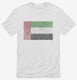 Retro Vintage United Arab Emirates Flag white Mens