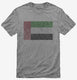 Retro Vintage United Arab Emirates Flag grey Mens