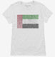 Retro Vintage United Arab Emirates Flag white Womens
