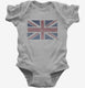 Retro Vintage United Kingdom Union Jack Flag  Infant Bodysuit