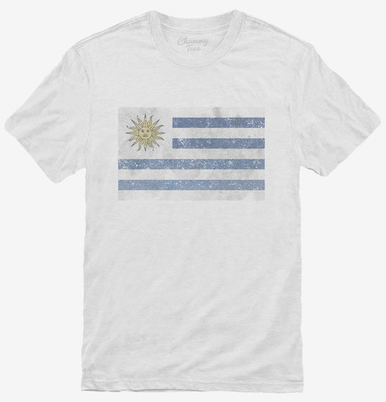 Retro Vintage Uruguay Flag T-Shirt