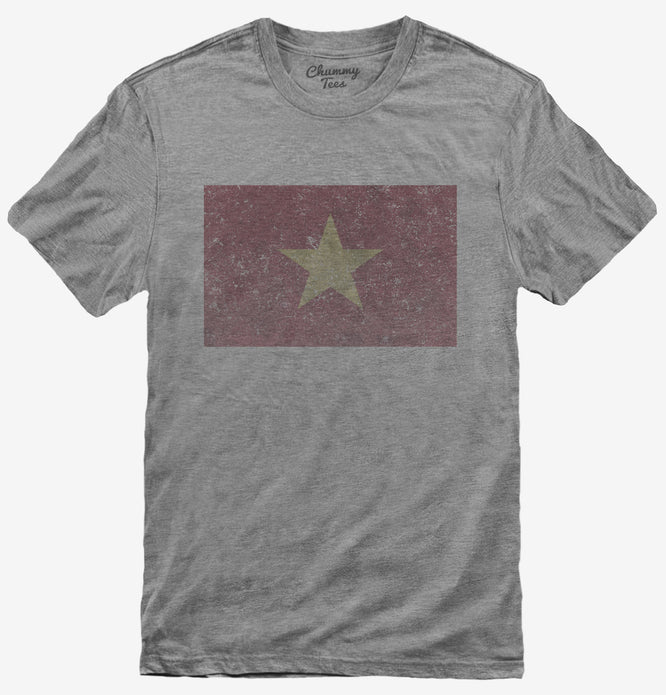 Retro Vintage Vietnam Flag T-Shirt