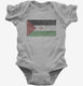 Retro Vintage Western Sahara Flag grey Infant Bodysuit