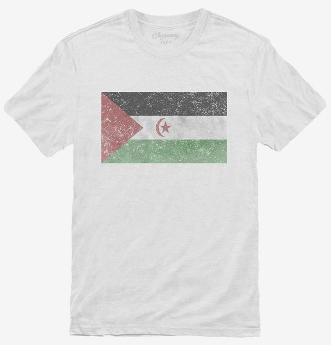 Retro Vintage Western Sahara Flag T-Shirt