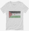 Retro Vintage Western Sahara Flag Womens Vneck Shirt 666x695.jpg?v=1700526848