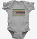 Retro Vintage Zimbabwe Flag  Infant Bodysuit