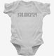 Reverse Psychology white Infant Bodysuit