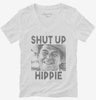 Ronald Reagan Says Shut Up Hippie Womens Vneck Shirt 666x695.jpg?v=1700526663