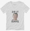 Ronald Reagan Zip It Hippie Womens Vneck Shirt 666x695.jpg?v=1700304981