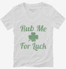 Rub Me For Luck Womens Vneck Shirt 666x695.jpg?v=1700526560