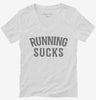 Running Sucks Womens Vneck Shirt 666x695.jpg?v=1700467414