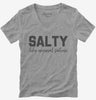 Salty Like Normal Saline Nursing Student Nurse Womens Vneck