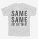 Same Same But Different white Youth Tee