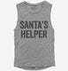 Santa's Helper  Womens Muscle Tank