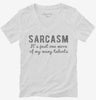 Sarcasm Funny Quote Womens Vneck Shirt 211aed92-9b73-40e4-9fca-e2757f18b747 666x695.jpg?v=1700585353