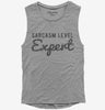 Sarcasm Level Expert Womens Muscle Tank Top 666x695.jpg?v=1700526268