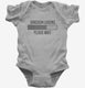 Sarcasm Loading grey Infant Bodysuit