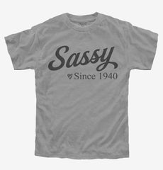 Sassy Since 1940 Youth Shirt