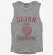 Satan Is My Valentine grey Womens Muscle Tank