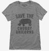 Save The Chubby Unicorns Rhino Womens