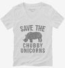 Save The Chubby Unicorns Rhino Womens Vneck Shirt 666x695.jpg?v=1700480626